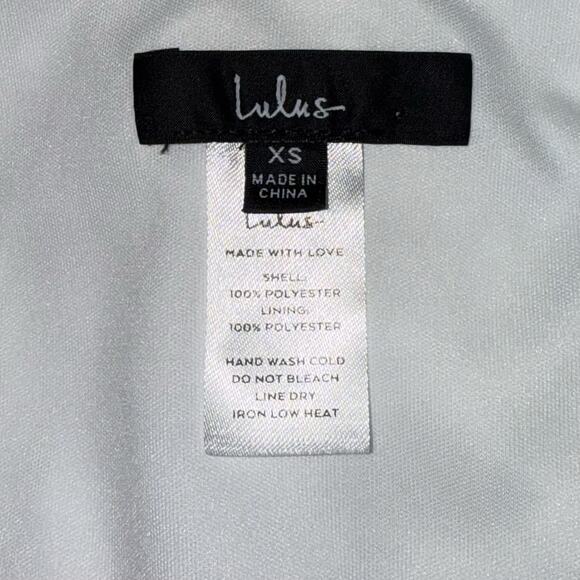 Lulus Crop Top Women's Extra Small White Swiss Dot Chic Ruffle Casual Shirt - Picture 5 of 8